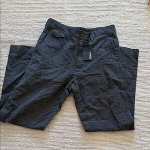 Buck Mason Charcoal Herringbone Trousers